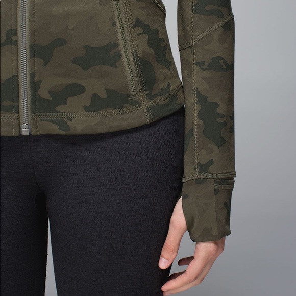 RARE Lululemon Camo Forme Jacket sz 10 - Picture 4 of 10